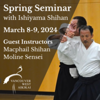 Vancouver Seminar with Ishiyama Shihan, March 8th and 9th 2024