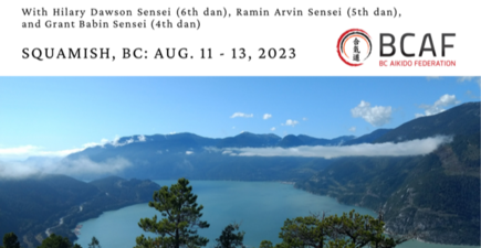 Save the date for BCAF Shochugeiko August 11-13, 2023