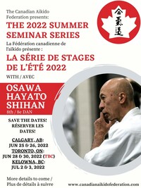 Osawa Shihan Summer Seminar Series