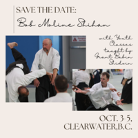 Clearwater Aikikai Seminar with Bob Moline Shihan - Oct. 3-5, 2025