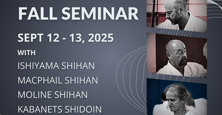 VWA Fall Seminar with Ishiyama Shihan - Sept. 12-13, 2025