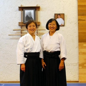 Pat with Yumi Nakamura, 7th dan, shihan